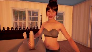 XPorn3D Asian Teen Virtual Reality Handjob